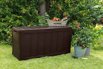 B&Q -  Sherwood Storage BoxBrown