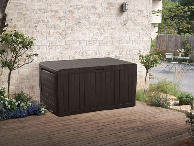 Keter Marvel 270L Storage Box- Brown from B&Q