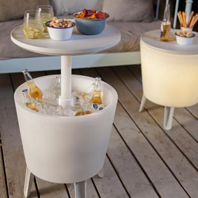 Keter Cool Bar Plastic Outdoor Ice Cooler Table from B&Q