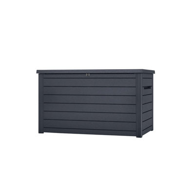 Keter Anthracite 5' X 3' Xxl Plastic Garden Storage Box - (1.47M X 0.83M) - Image 6