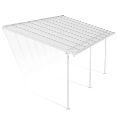 B&Q - PalramCanopia Sierra White Patio Cover (H)3M (W)5.46M