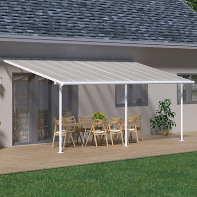 B&Q - PalramCanopia Sierra White Patio Cover (H)3M (W)6.1M