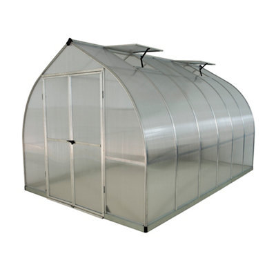 B&Q - PalramCanopia Bella 8X8 Ft Curved Greenhouse With Polycarbonate (Pc) Glazing