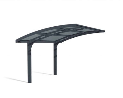 Palram - Canopia Arizona Wave Carport - Grey - 495cm - Image 8