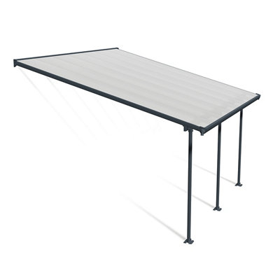 B&Q - PalramCanopia Feria Grey Patio Cover (H)4M (W)4.2M