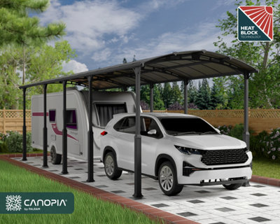 Canopia by Palram Canopia Alpine 3.6 X 11 Rv Aluminum Carport from B&Q