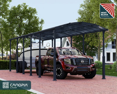 Canopia by Palram Canopia Alpine 3.6 X 13 Rv Aluminum Carport from B&Q