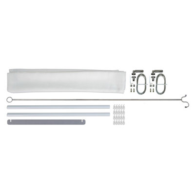 B&Q -  White Patio Cover Roof Blind