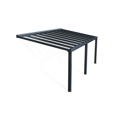PalramCanopia Stockholm Grey Patio Cover (H)3.4M (W)6.6M from B&Q
