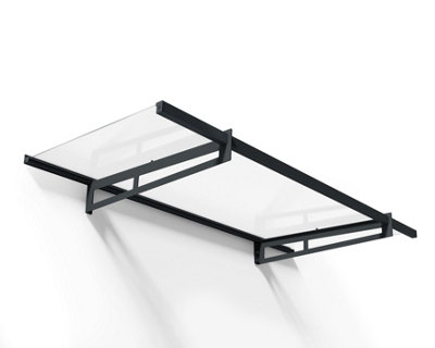 Palram - Canopia Bremen Door Canopy, (H)187Mm (W)2050Mm (D)935Mm