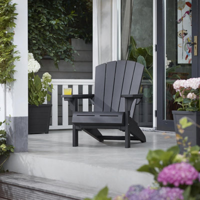 Keter Alpine Grey Adirondack Chair - Image 8