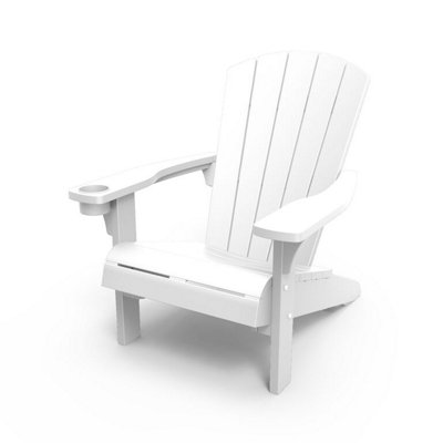 Keter Adirondack Chair - White - Resin - Image 4