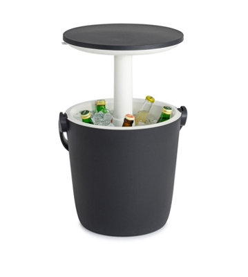 B&Q -  Go Bar 16L Portable Cooler TableGrey