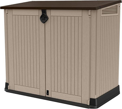 Keter Store-It Out Midi Outdoor Garden Storage ShedBeige And Brown130 X 74 X 110 Cm from B&Q