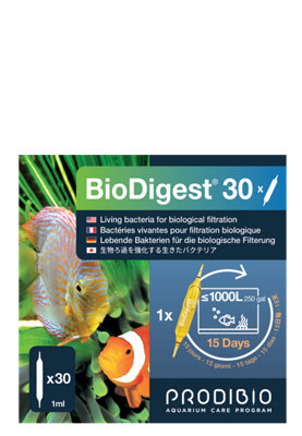 B&Q -  Prodibio Biodigest 30 Vials Biological Aquarium Filter Bacteria