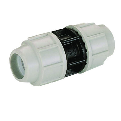 B&Q -  Mechanical Compression (Line 7 Grey) Coupling 50mm 0170100050