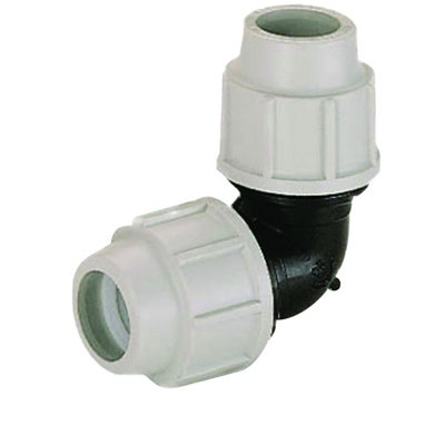 Plasson Mechanical Compression (Line 7 Grey) Elbow 32mm 070500032 from B&Q