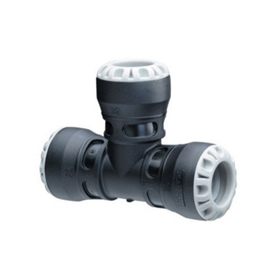 Plasson Equal Pushfit Tee - 25 X 25 X 25Mm 1004 (Pp1004u0025)
