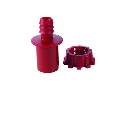 Plasson Normal Gauge Adaptor Irs 134.1977 Red 25mmx3/4" 079905007 from B&Q