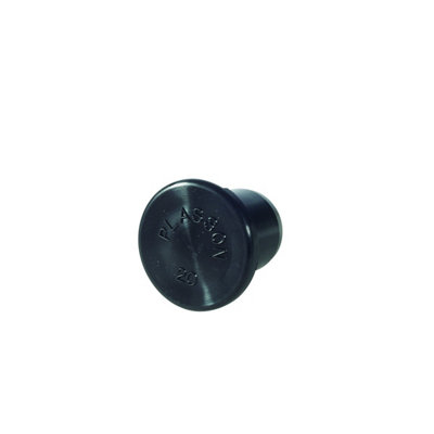 Plasson Mechanical Compression (Line 7 Black) Plug Adaptor 25mm 071209025 from B&Q