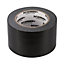 72mm x 50m BLACK Heavy Duty Duct Tape Strong Waterproof Grab Adhesive Tearable