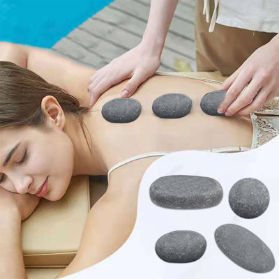 72Pcs Basalt Massage Hot Stone Set for Spa