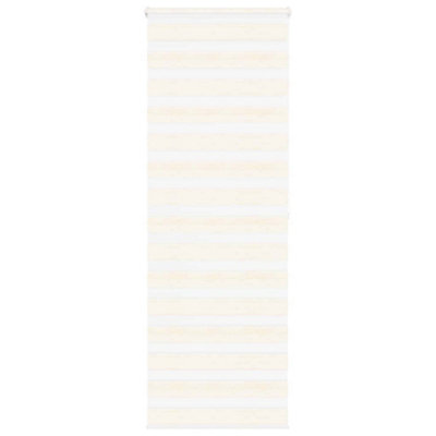 Berkfield Zebra Blind Marble Beige 85X200 Cm Fabric Width 80.9 Cm Polyester from B&Q
