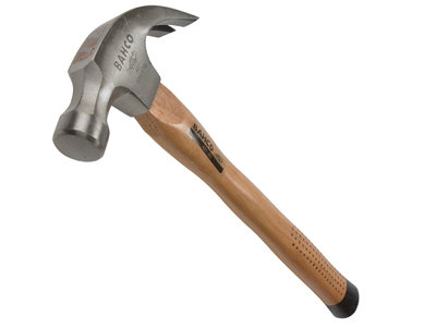 B&Q -  427-20 Claw Hammer Hickory Shaft 570G (20Oz) Bah42720