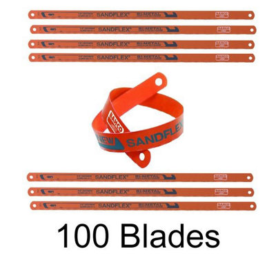 Bahco 3906-300-24 Hacksaw Blades 24Tpi 300mm 12In Sandflex Pack Of 100 Bah390624 from B&Q