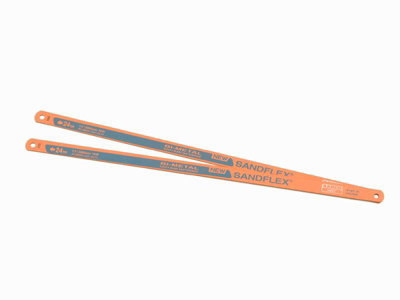 Bahco 3906 Sandflex Bi-Metal Hacksaw Blades 300Mm (12In) - Durable Pack Of 2 12In