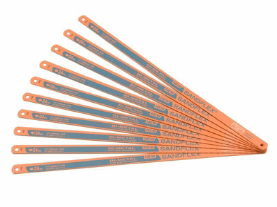 Bahco - 3906 Sandflex Hacksaw Blades 300Mm (12In) X 24 Tpi (Pack 10) 12In