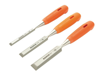 Bahco 414-S3-Eur 414 Bevel Edge Chisel Set3 Piece Bah414S3 from B&Q