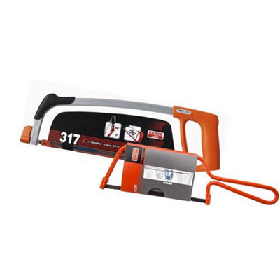 Bahco 317 Bah317 Hacksaw Frame + Junior Saw 239 Bah239 Twin Pack Xms25Hack from B&Q