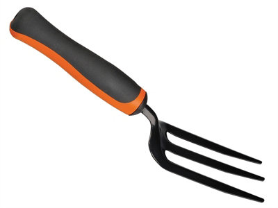 Bahco P270 Small Hand Garden Weeding Fork - Grey - Image 11