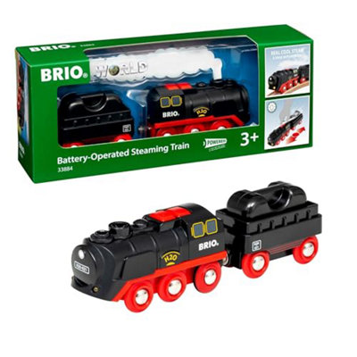 BRIO World 33884 Battery Powered Steam Train Engine with Refillable Water Tank - Image 12