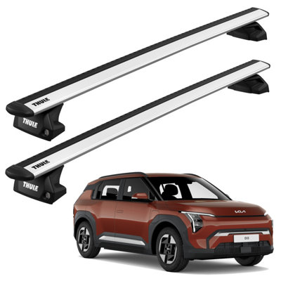 Thule Roof Rack Bars Kia Ev3 2024+ Onwards Flush Rails Wingbar System from B&Q