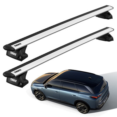 Thule Roof Rack BarsFits Peugeot 5008 / E-5008 2024+ On Flush Rails Wingbar from B&Q