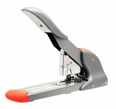 Rapid Fashion HD210 Heavy Duty Stapler 210 Sheet Capacity Metal Silver Orange - Image 9