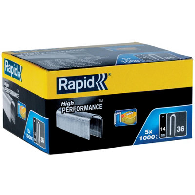 Rapid 36/14 14mm DP x 5m Galvanised Staples Box 5 x 1000 - Image 12