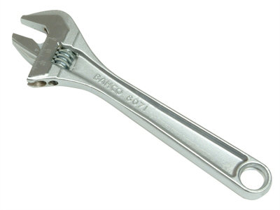 B&Q Bahco 8072 C 8072C Chrome Adjustable Wrench 250Mm (10In) Bah8072c