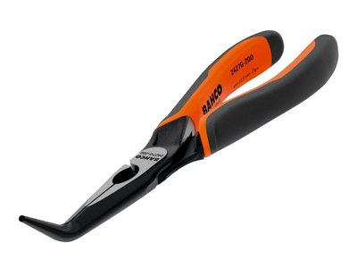 Bahco 2427 G-160 Ergo Bent Snipe Nose Pliers 160Mm (6.1/4In) Bah2427g160 2427G