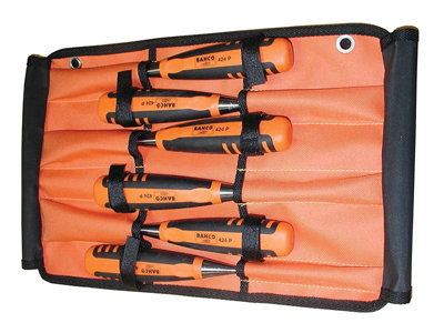 Bahco Bevel Edge Wood Chisel Set in Roll 6 Piece BAH424PS6ROL - Image 9