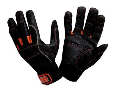 (L) Bahco Gl010-10 Power Tool Padded Palm Glove Size 10 7314150167098 - Image 8