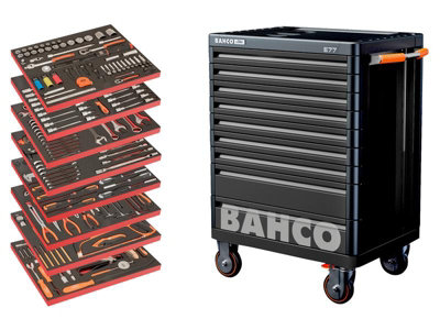 B&Q -  Auto Auto Tool Trolley Auto Repair Tool Kit357 Piece Bahauto