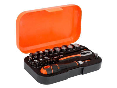 Bahco S34Mc8H S34Mc8H 1/4In Drive Socket & Bit Set34 Piece Bahs34Mc8H from B&Q