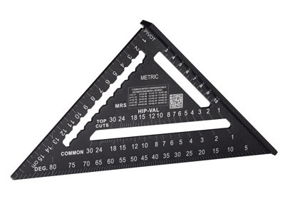 Hultafors 180mm Metric Carpenter's Try Rafter Square 257010 - Image 6