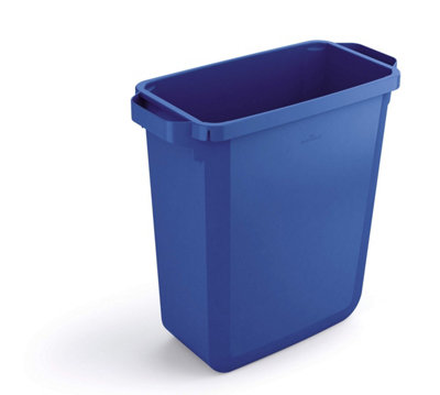 Durable  60L Waste Bin Blue - Rectangular Recycling Food Bin DURABIN - Image 9