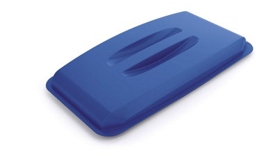 Durable Unisex Blue 60L Bin Lid - Rectangular Recycling Bin Lid - Food Safe - Durabin | Size: 1 Pack - Image 5