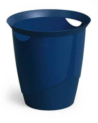 Durable Trend Plastic Waste Recycling Bin16 LitreBlue from B&Q