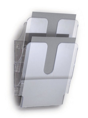 Durable  Flexiplus 2 Wall Mounted Literature Holder A4 Portrait Clear - Image 7